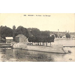 ABAO 77 - Seine-et-Marne [77] Melun - En Seine. Les Barrages.