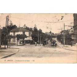 ABAO 77 - Seine-et-Marne [77] Melun - L'Avenue de la Gare.