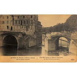 ABAO 77 - Seine-et-Marne [77] Meaux - Le Pont du Moulin détruit par le génie français.
