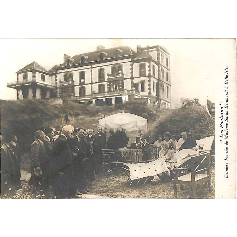 ABAO 56 - Morbihan [56] Belle-Île-en-Mer - Les Poulains, Dernière journée de Madame Sarah Bernhardt.