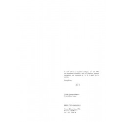 ABAO Sculpture Coulentianos (Costa) - Catalogue de la Galerie Epsilon. TL 500 ex. num & s.