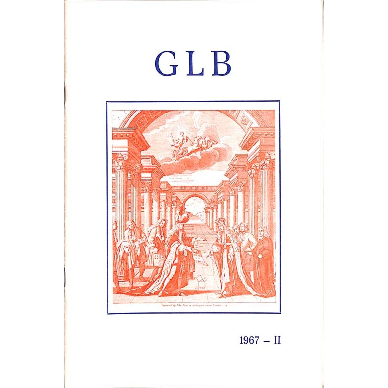 ABAO Franc-Maçonnerie GLB Bulletin de la Grande Loge de Belgique 1967-2