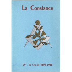 ABAO Franc-Maçonnerie R.·. L.·. La Constance Or.·. de Louvain 5808 - 5983.