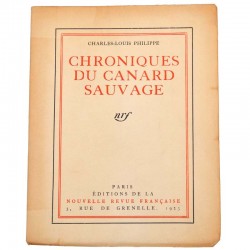 ABAO Littérature Philippe (Charles-Louis) - Chroniques du canard sauvage. EO num/100.