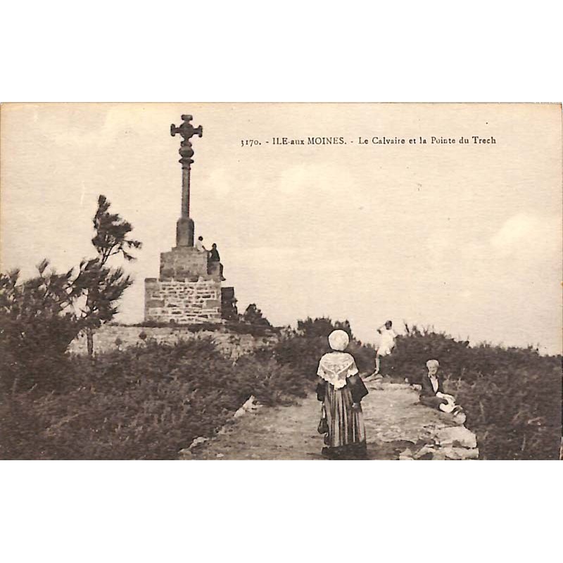 ABAO 56 - Morbihan [56] Île aux moines - Le Calvaire et la Pointe du Trech.