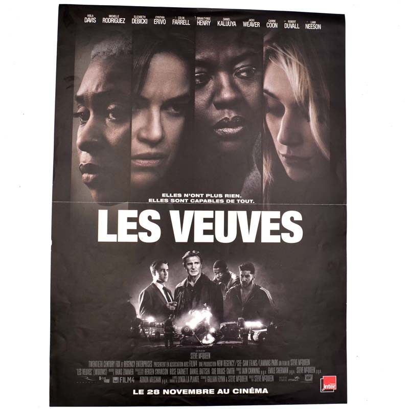 ABAO Cinéma Les Veuves. [Affiche originale 40 x 53]