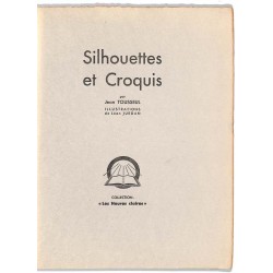 ABAO Littérature Tousseul (Jean) - Silhouettes et croquis. Illustrations de Léon Jurdan.
