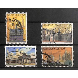 ABAO Philatélie [Schuiten (François)] 4 timbres.