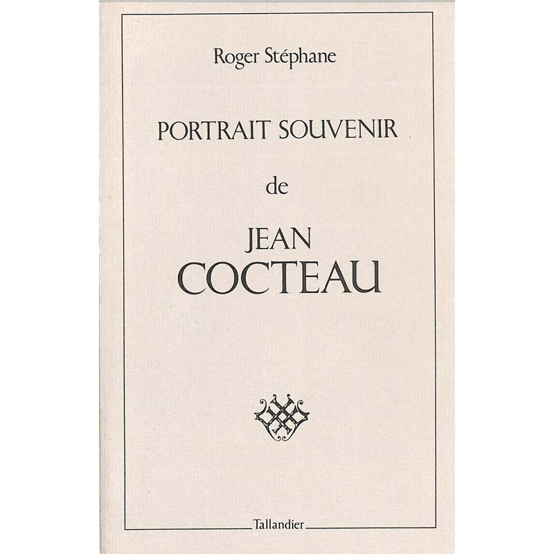 ABAO Romans Stéphane (Roger) - Portrait souvenir de Jean Cocteau.