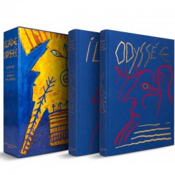 ABAO Livres illustrés Homère - L'Illiade et l'Odyssée. Illustrations de Mimmo Paladino.