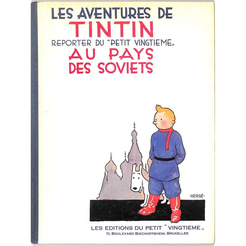 ABAO Bandes dessinées Tintin 01 SP + courrier