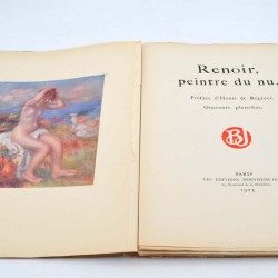 ABAO Peinture, gravure, dessin [Renoir (Auguste)] Régnier (Henri de) - Renoir, peintre du nu.