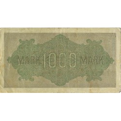 ABAO Billets, actions, monnaies [DE] 1000 Mark. 1922. Banknote Inflation.
