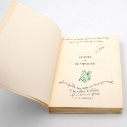 ABAO Livres illustrés Thibault (Charles) - Contes de Champagne. Illustrations de Suzanne Tourte. EO + envois.