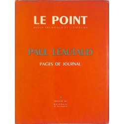 ABAO Peinture, gravure, dessin Léautaud (Paul) - Pages de journal. (Le Point, revue artistique et littéraire)