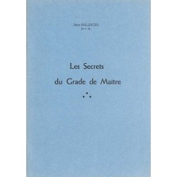 ABAO Franc-Maçonnerie Mallinger (Jean) - Les Secrets du grade de maître.