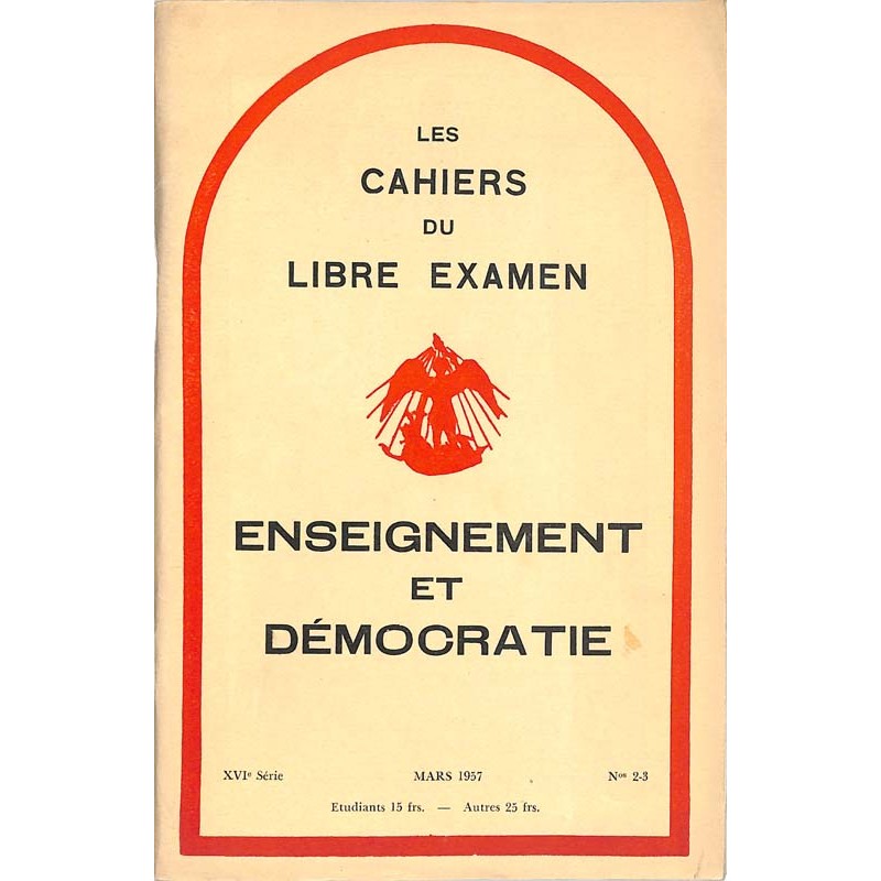 ABAO Cahiers du libre examen (Les) Les Cahiers du libre examen 1957/03