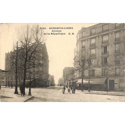 ABAO 93 - Seine-St-Denis [93] Aubervilliers - Avenue de la République.