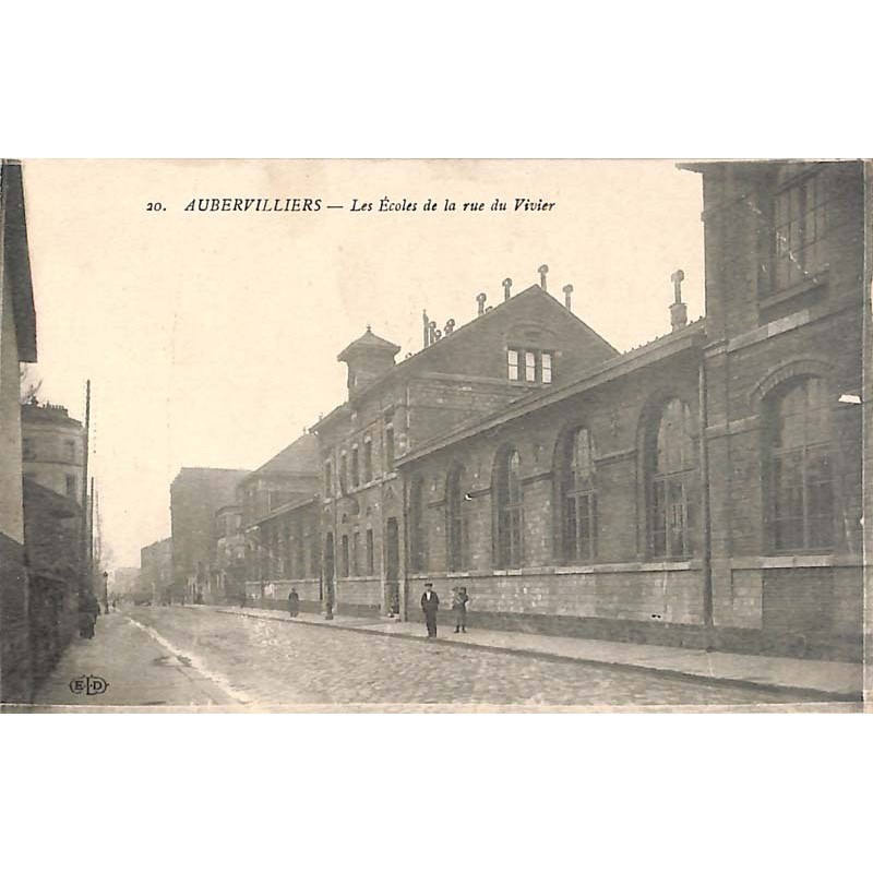 ABAO 93 - Seine-St-Denis [93] Aubervilliers - Les Écoles de la rue du Vivier.