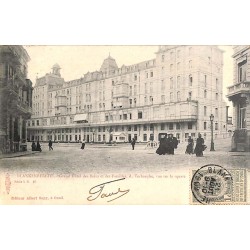 ABAO Flandre occidentale Blankenberghe - Grand Hôtel des Bains et des Familles, A. Verhaeghe, vue sur le square.
