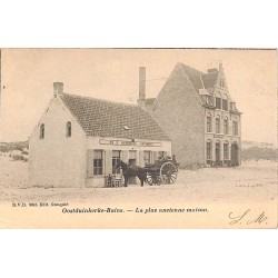 ABAO Flandre occidentale Coxyde - Oostduinkerke-Bains. La plus ancienne maison.