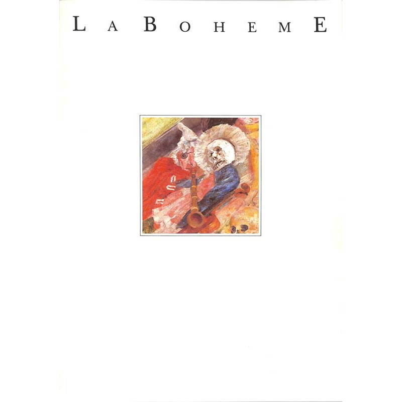 ABAO Musique [Opéra] - La Bohême. Cahier de l'Opéra National III, 3.