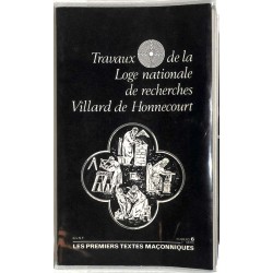 ABAO Franc-Maçonnerie Travaux de la Loge Nationale de recherches Villard de Honnecourt.