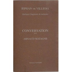 ABAO Essais Villiers (Jephan, de) - Conversation avec Arnaud Matagne.