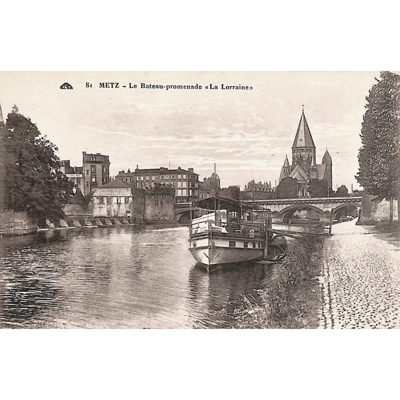 ABAO 57 - Moselle [57] Metz - Le Bateau-promenade "La Lorraine"