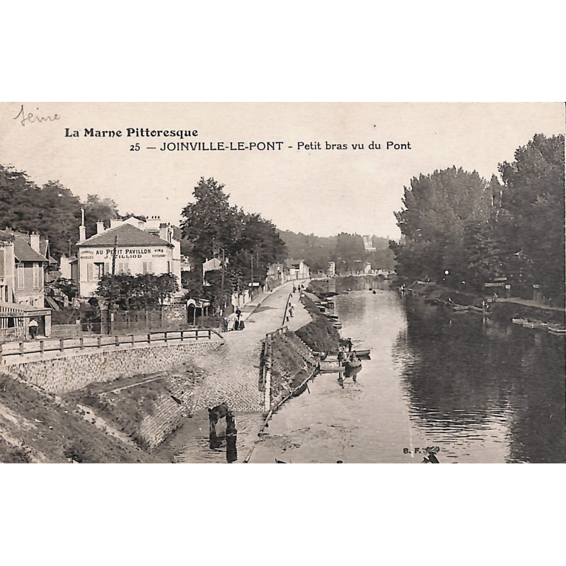 ABAO 94 - Val-de-Marne [94] Joinville-le-Pont - Petit bras vu du Pont.