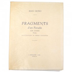 ABAO Livres illustrés Giono (Jean) - Fragments d'un paradis. Illustrations de pierre Fonteinas.