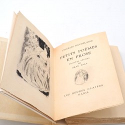 ABAO Livres illustrés Baudelaire (Charles) - Petits poëmes en prose. Illustrations de Grau Sala.