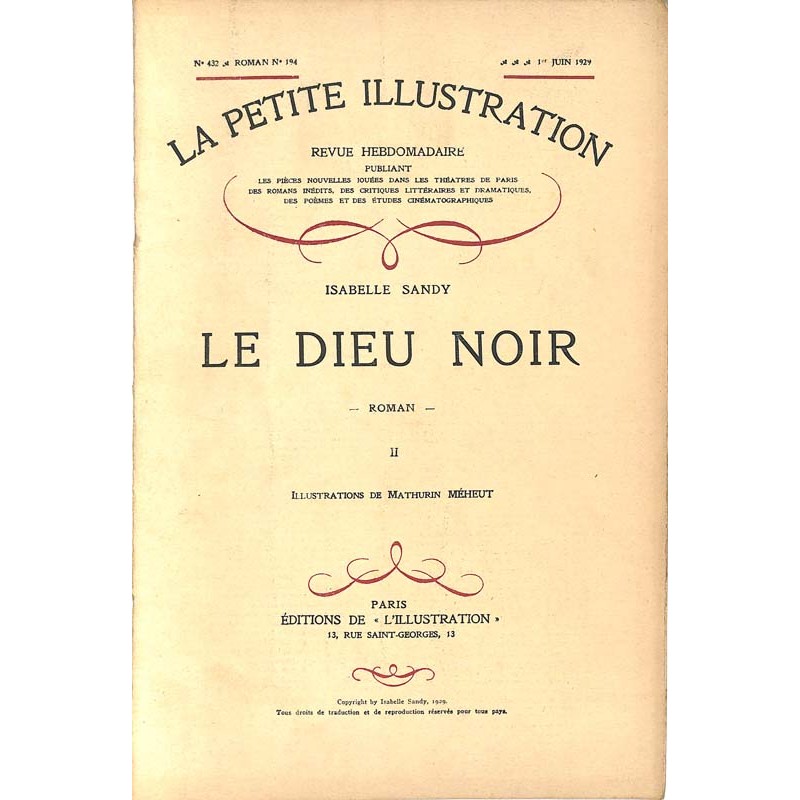 ABAO Petite Illustration (La) La Petite Illustration. 1929/06/01. N°432.