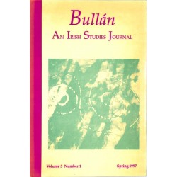 ABAO Journaux et périodiques [Bullan] An Irish studies journal. Volume 3. Number 1. Spring 1997.