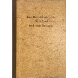 ABAO Géographie & voyages [Allemagne] Das Hauptstaatarchiv Düsseldor und seine Bestände. Band 5.