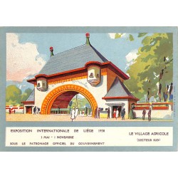 ABAO Liège Exposition universelle de Liège 1930 - Le Village agricole (secteur sud).