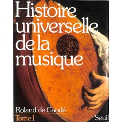 ABAO Arts [Musique] Candé (R, de) - Histoire universelle de la musique.