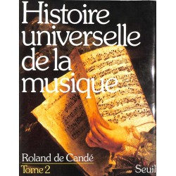 ABAO Arts [Musique] Candé (R, de) - Histoire universelle de la musique.