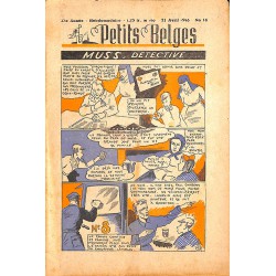 ABAO Bandes dessinées Petits Belges 27e année n°16 - 21/04/1946