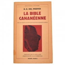 ABAO Editions Payot Del Medico (Henri E.) - La Bible cananéenne.
