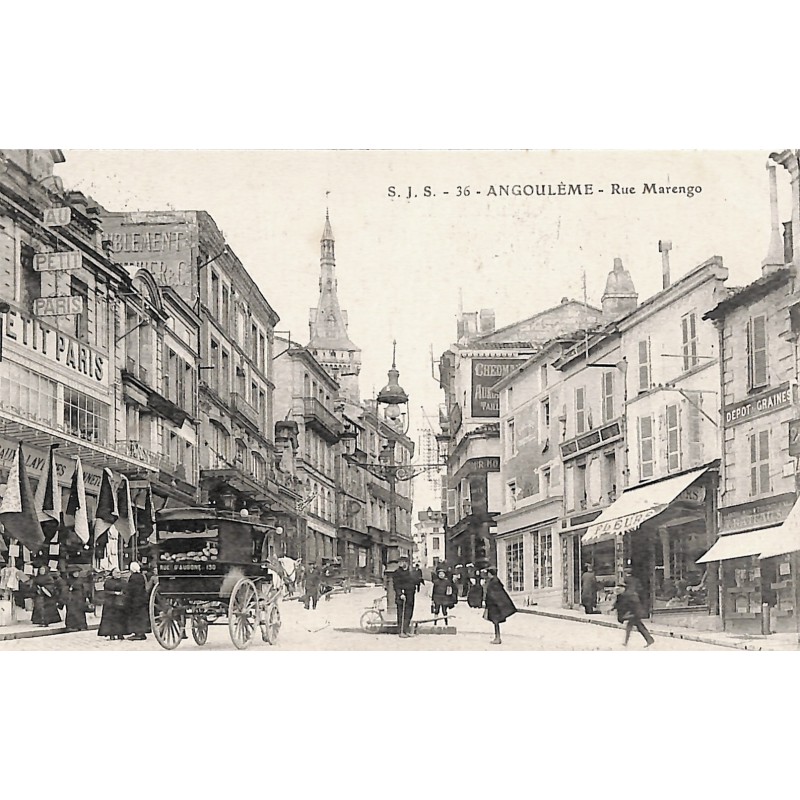 ABAO 16 - Charente [16] Angoulême - Rue Marengo.