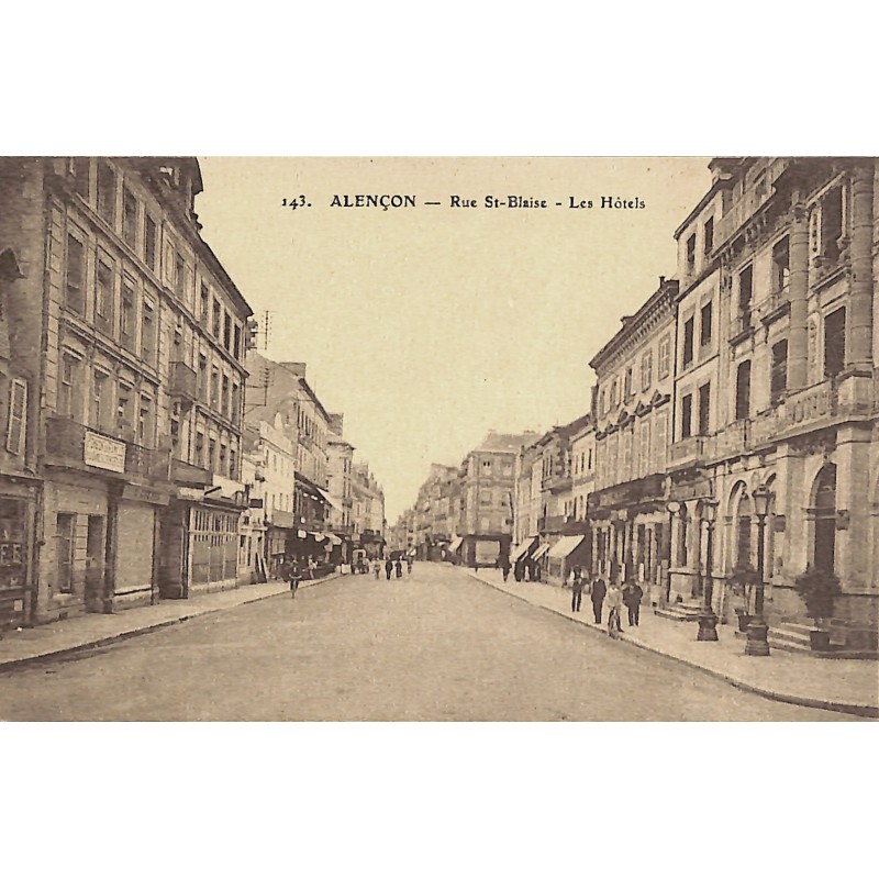 ABAO 61 - Orne [61] Alençon - Rue St-Blaise. Les Hôtels.