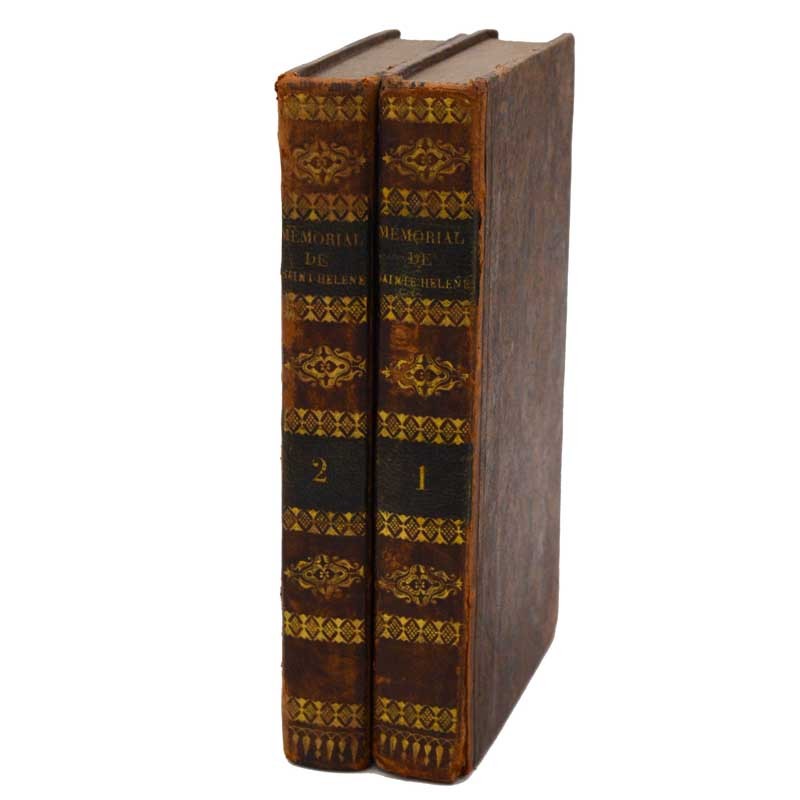 ABAO Bibliophilie [Napoléon] Las Cases (Emmanuel de) - Mémorial de Sainte-Hélène. Tomes 1 & 2.