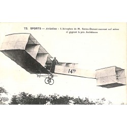 ABAO Aeronautique [Aviation] L'Aéroplane de M. Santos-Dumont couvrant 215 mètres...