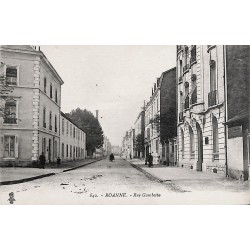 ABAO 42 - Loire [42] Roanne - Rue Gambetta.