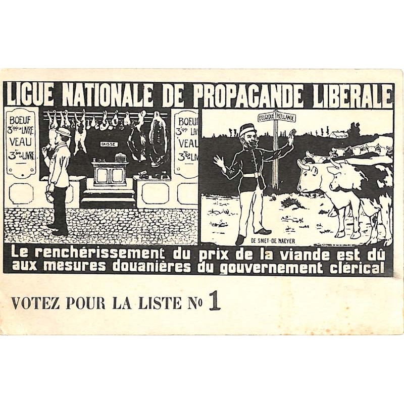 ABAO Publicité [Politique] Ligue nationale de propagande libérale.