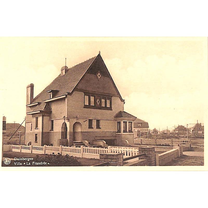 ABAO Flandre occidentale Knokke-Heist (Duinbergen) - Villa «La Frandrée».