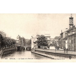 ABAO 88 - Vosges [88] Epinal - Le Canal et le Pont des 4 Nations.