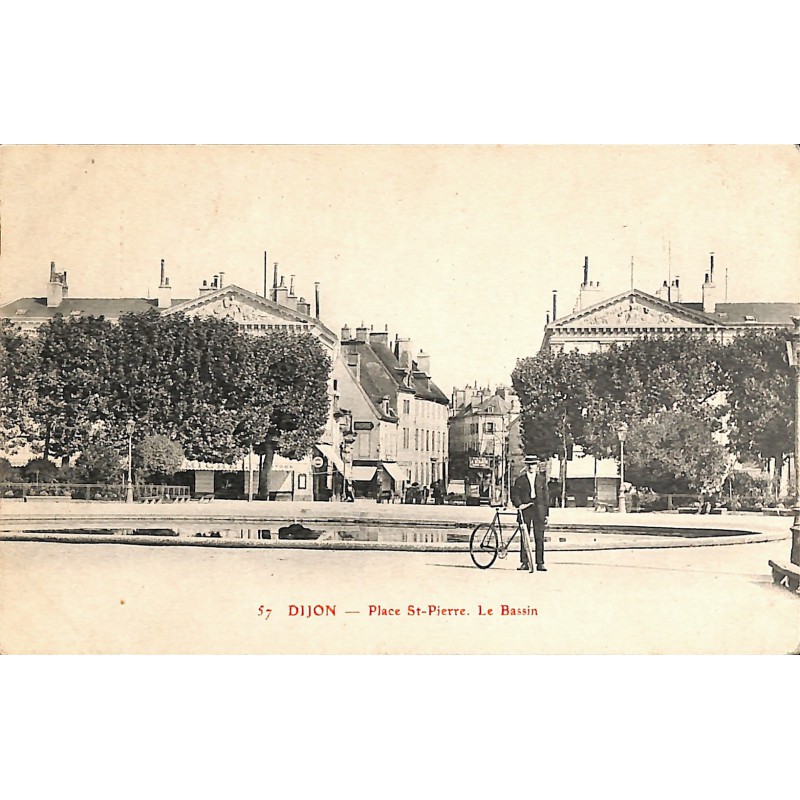 ABAO 21 - Côte-d'Or [21] Dijon - Place St Pierre. Le Bassin.