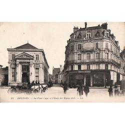 ABAO 18 - Cher [18] Bourges - La Place Cujas et l'Ecole des Beaux-Arts.